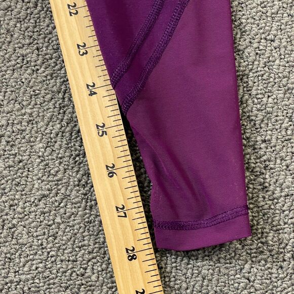 Victorias Secret Sport Knockout Capri Leggings Mesh Pockets Berry Size XS - Picture 9 of 14